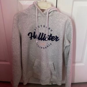 Grey Hollister hoodie